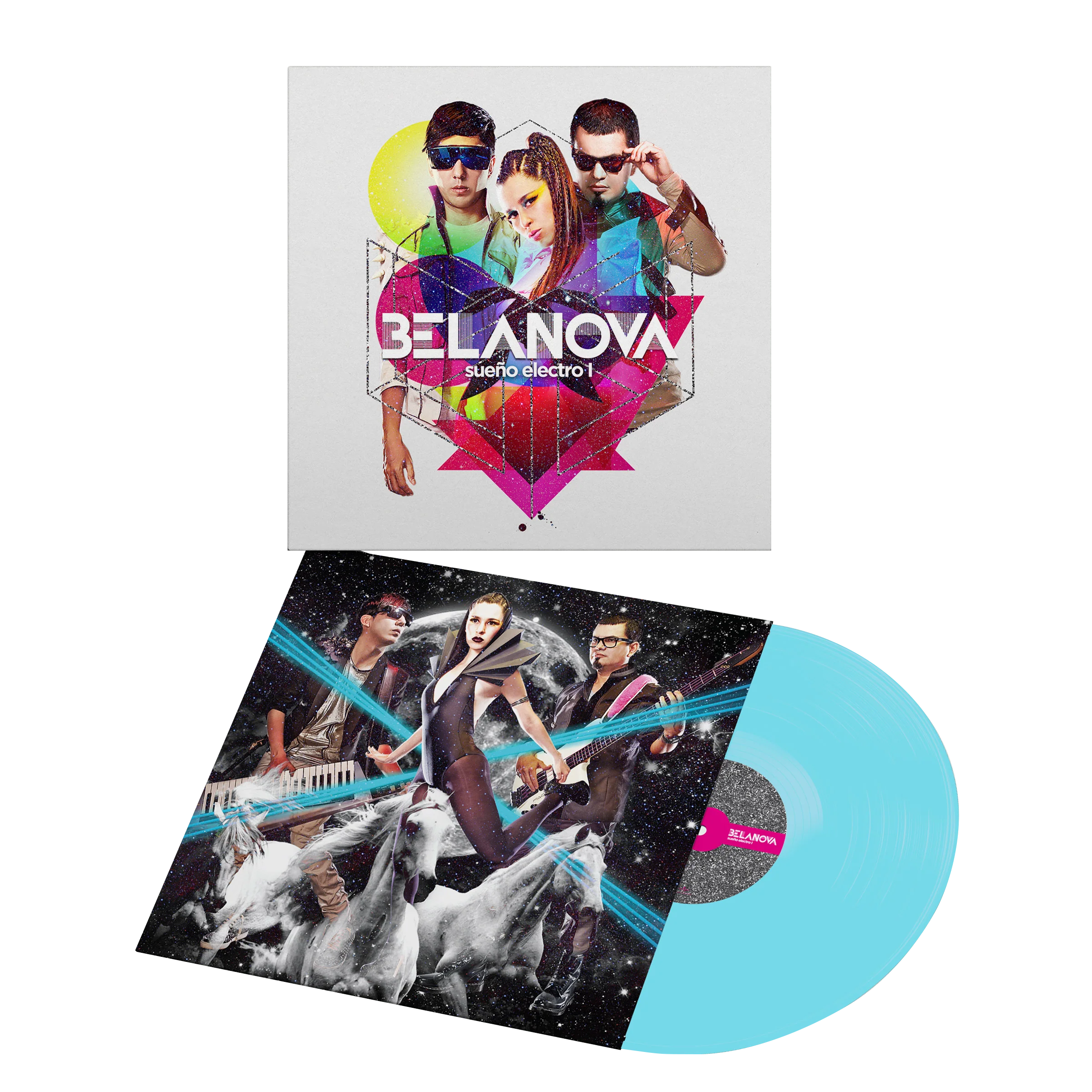 Sueño Electro I (Sea Breeze Color) 1LP Vinyl - Image 2