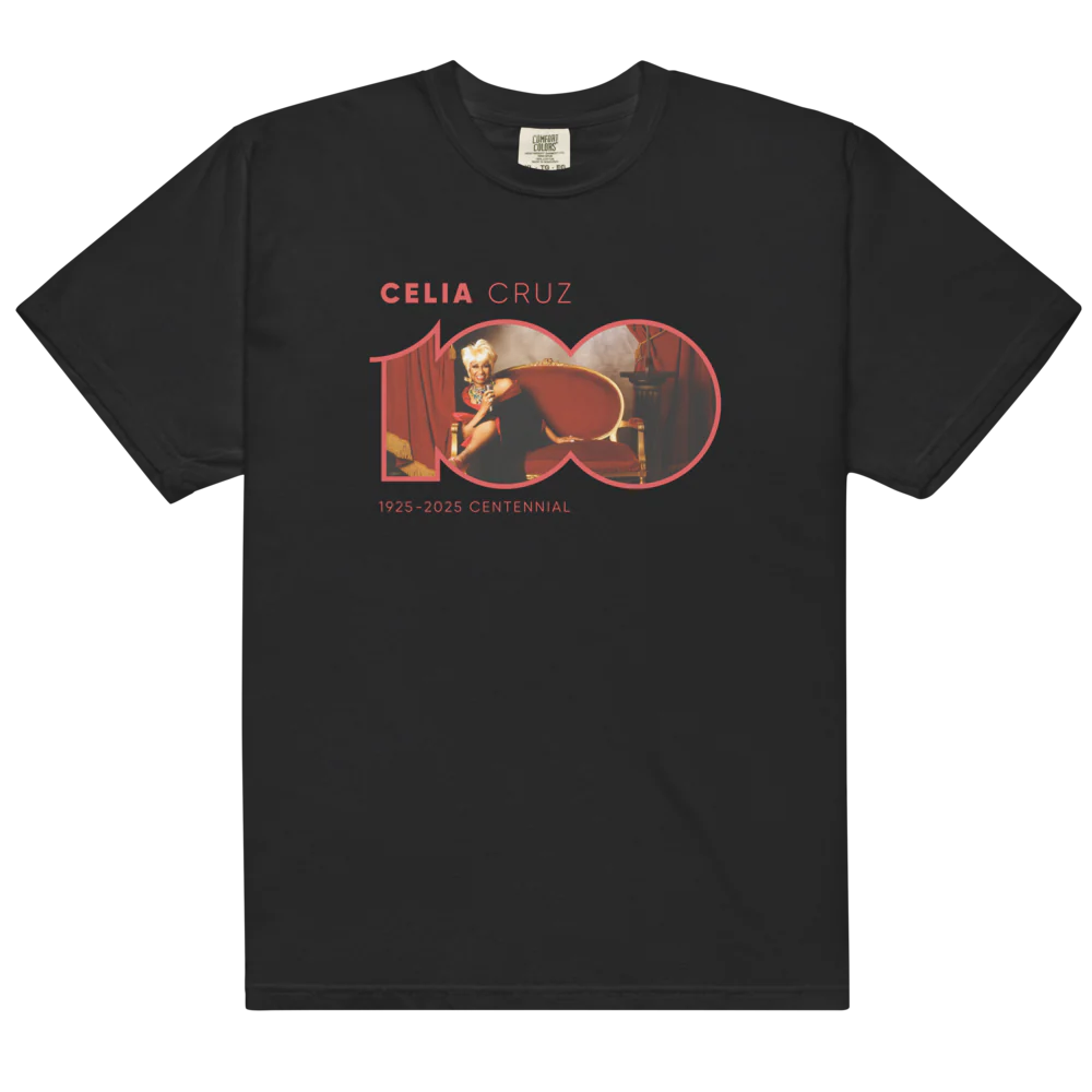 Celia Cruz Centennial Black Tee