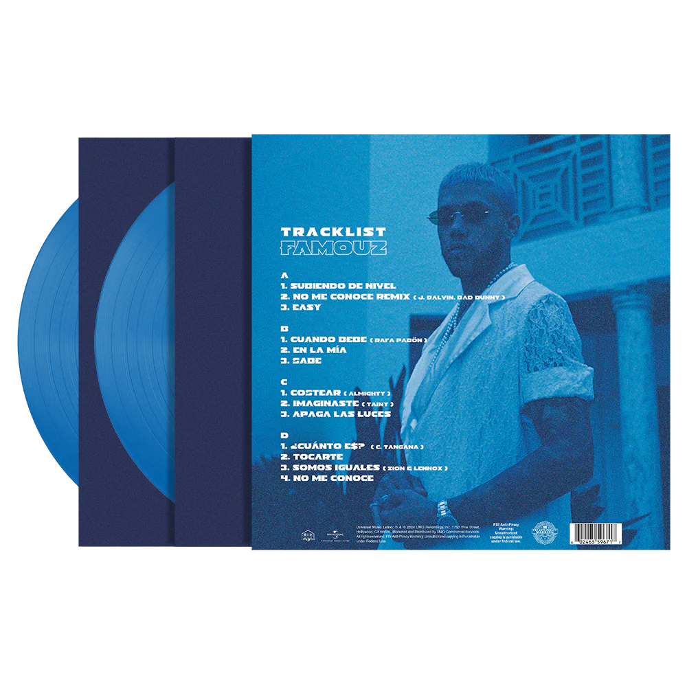 Famouz 2LP Vinyl (Translucide Blue) - Image 2