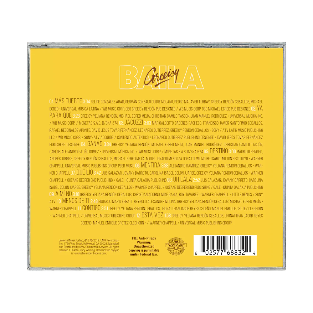Greeicy - Baila CD - Image 2