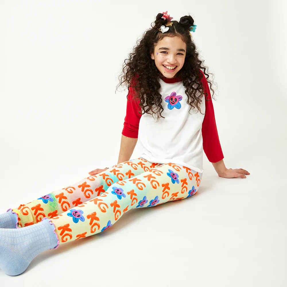 Kids Multicolor Leggings - Image 2