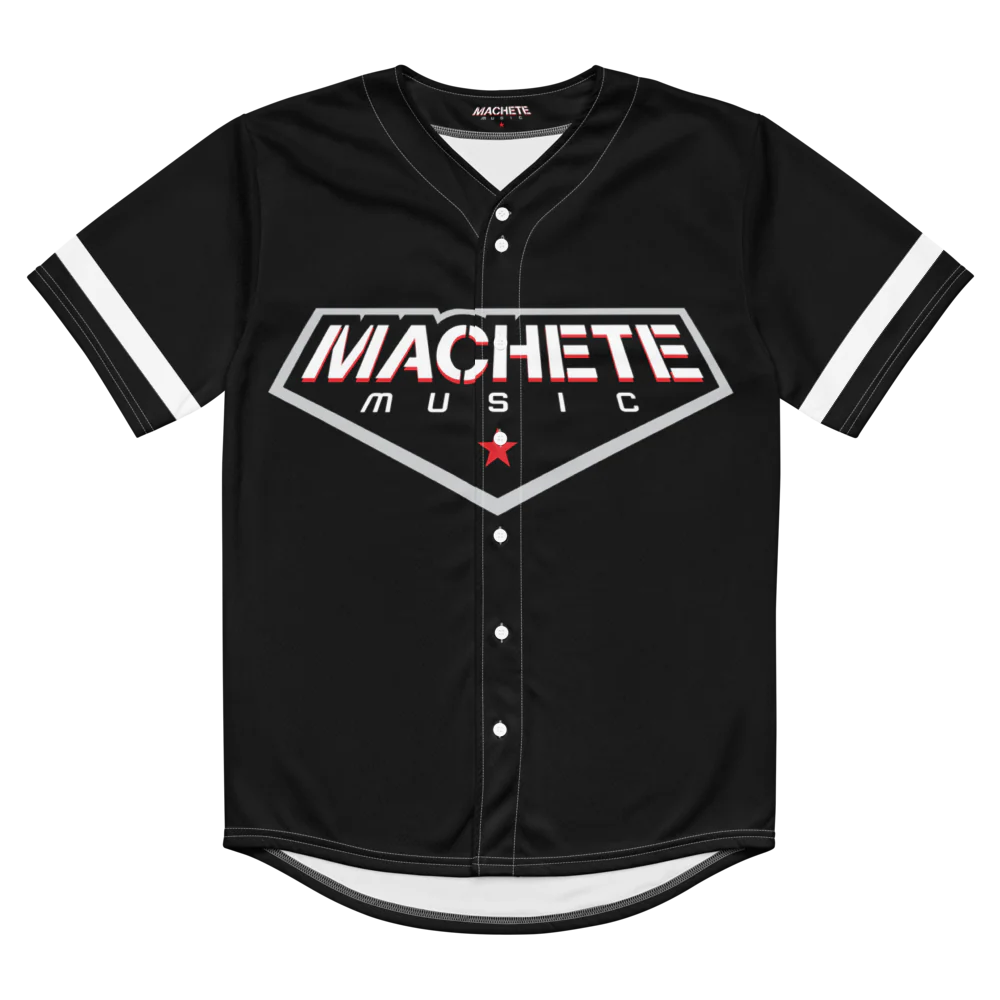 Machete 20th Anniversary Black Baseball Jersey