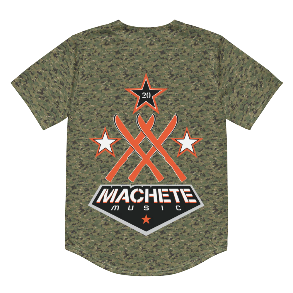 Machete 20th Anniversary Camo Baseball Jersey - Image 3