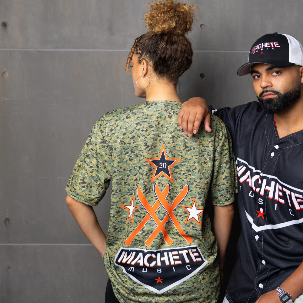 Machete 20th Anniversary Camo Baseball Jersey - Image 4