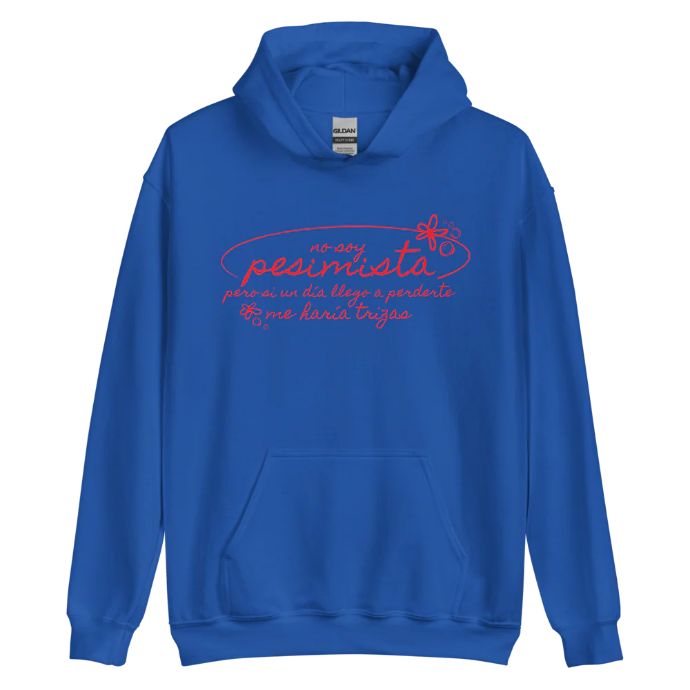 Pesimista Blue Hoodie