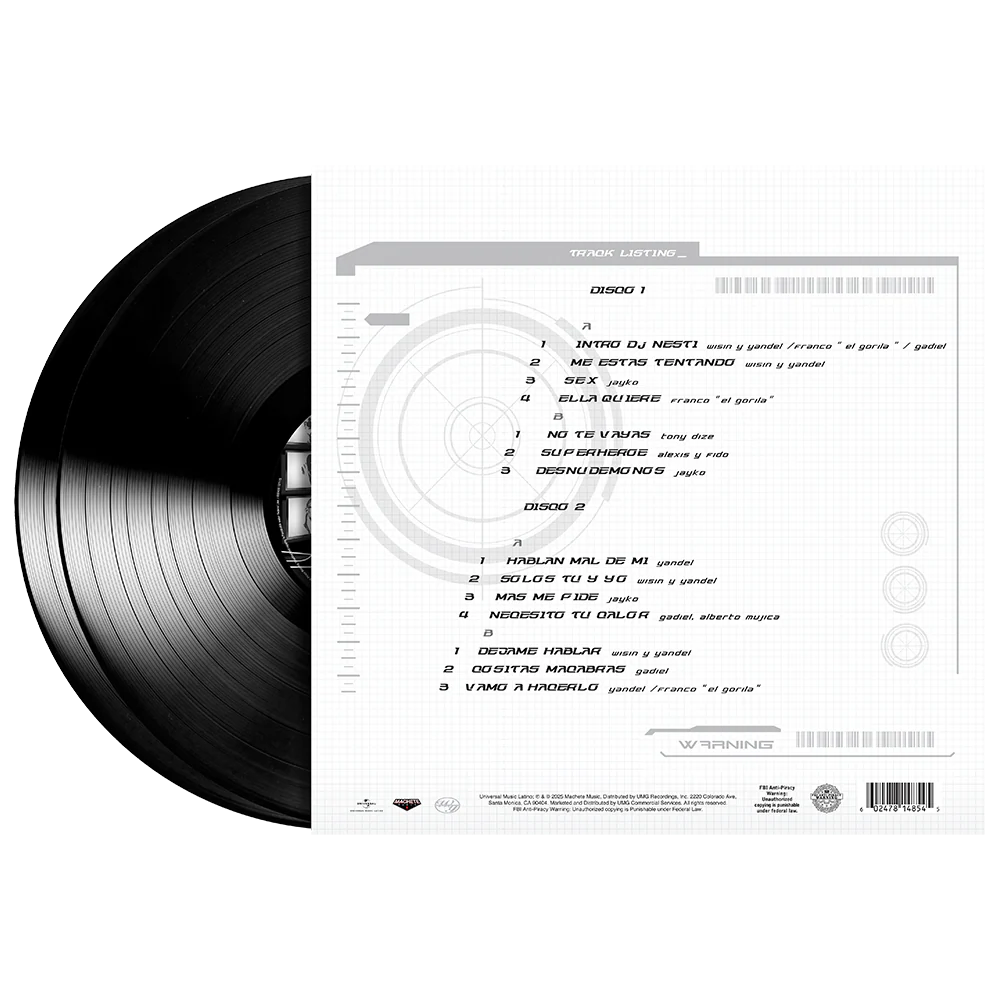 Wisin & Yandel Present Nesty “La Mente Maestra” 2LP Vinyl - Image 2